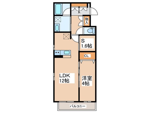 フェルーム玉川学園の物件間取画像